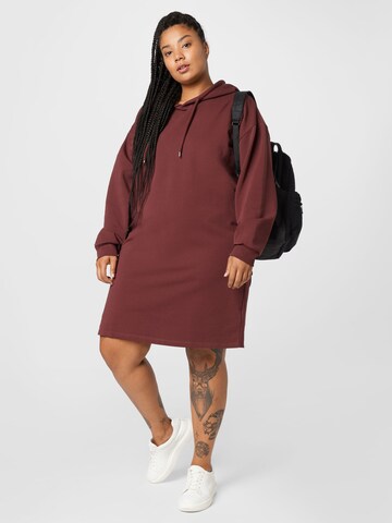 ABOUT YOU Curvy Dress 'Aurelia' in Brown