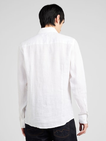 Bruun & Stengade Slim fit Button Up Shirt 'Perth' in White