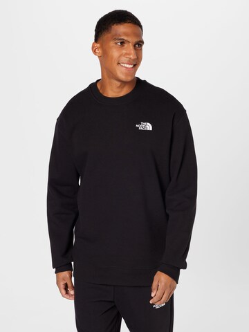THE NORTH FACE - Sweatshirt 'Essential' em preto: frente