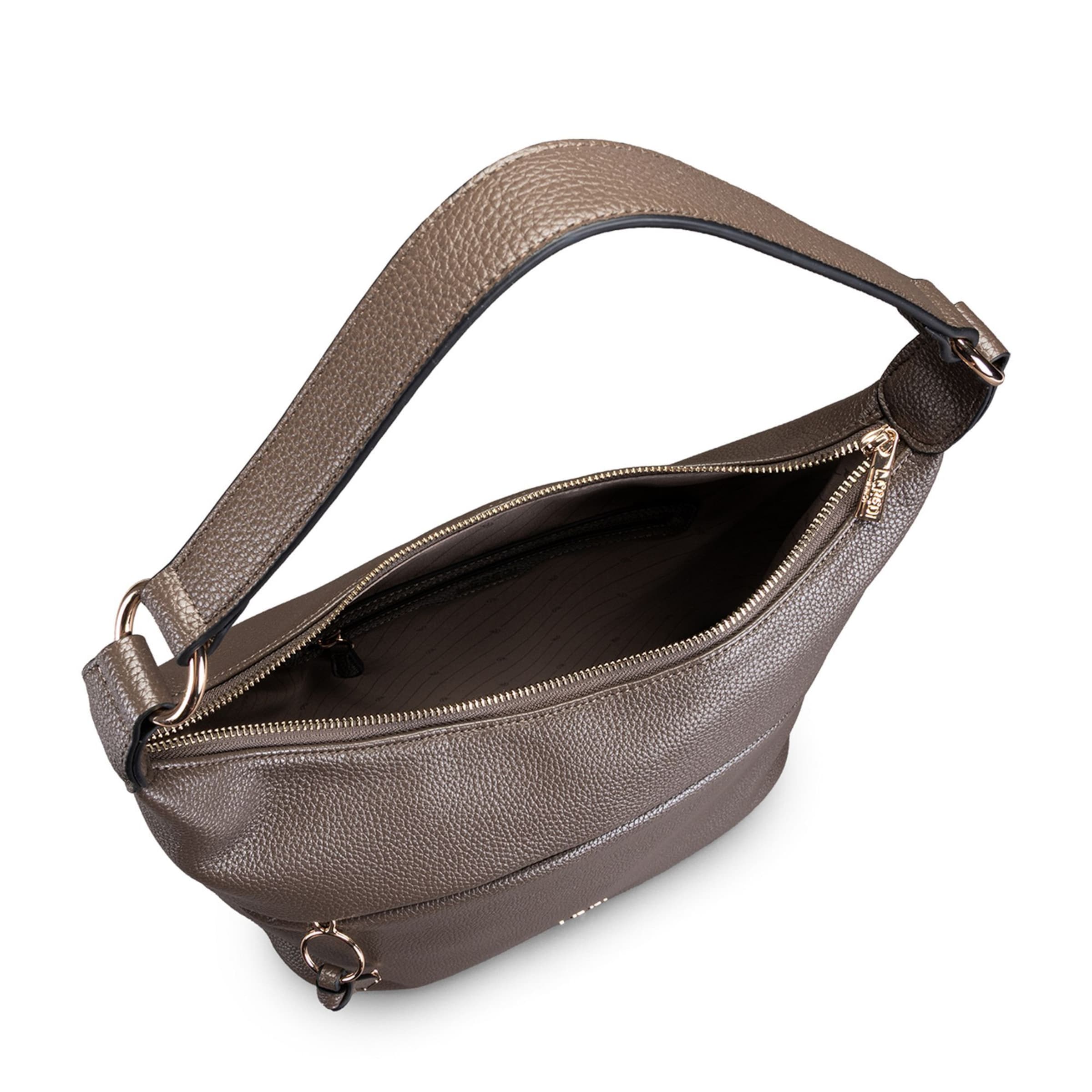 L.CREDI Schultertasche 'Maite' in Braun