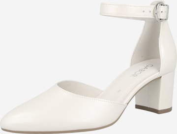 GABOR Лодочки с открытой пяткой в Бежевый: спереди