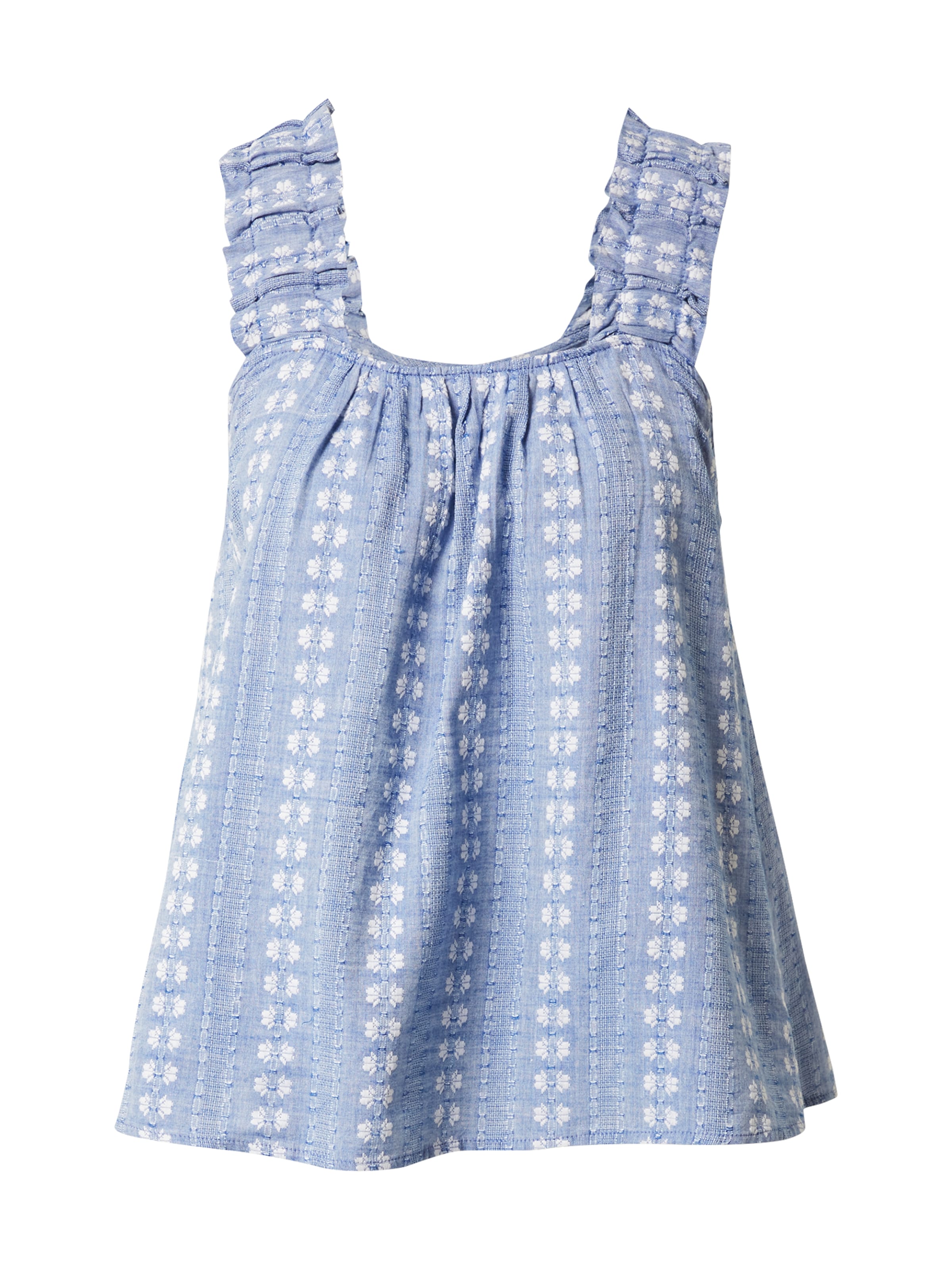 Sofie Schnoor Τοπ 'CAISA' σε μπλε: μπροστά