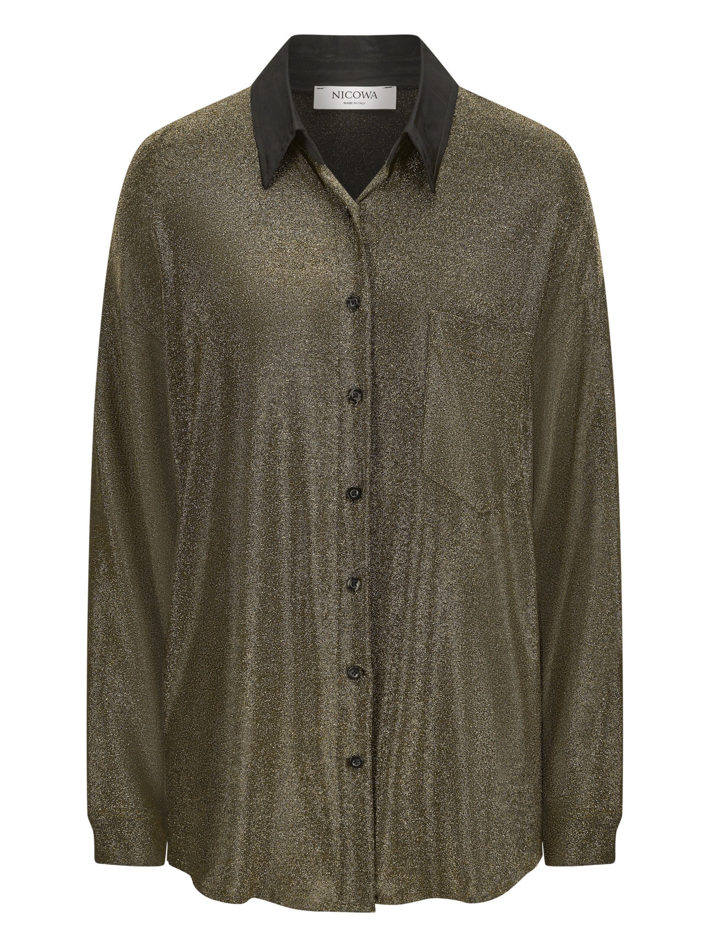 Chemisier 'LOPAWI' Nicowa en or : devant