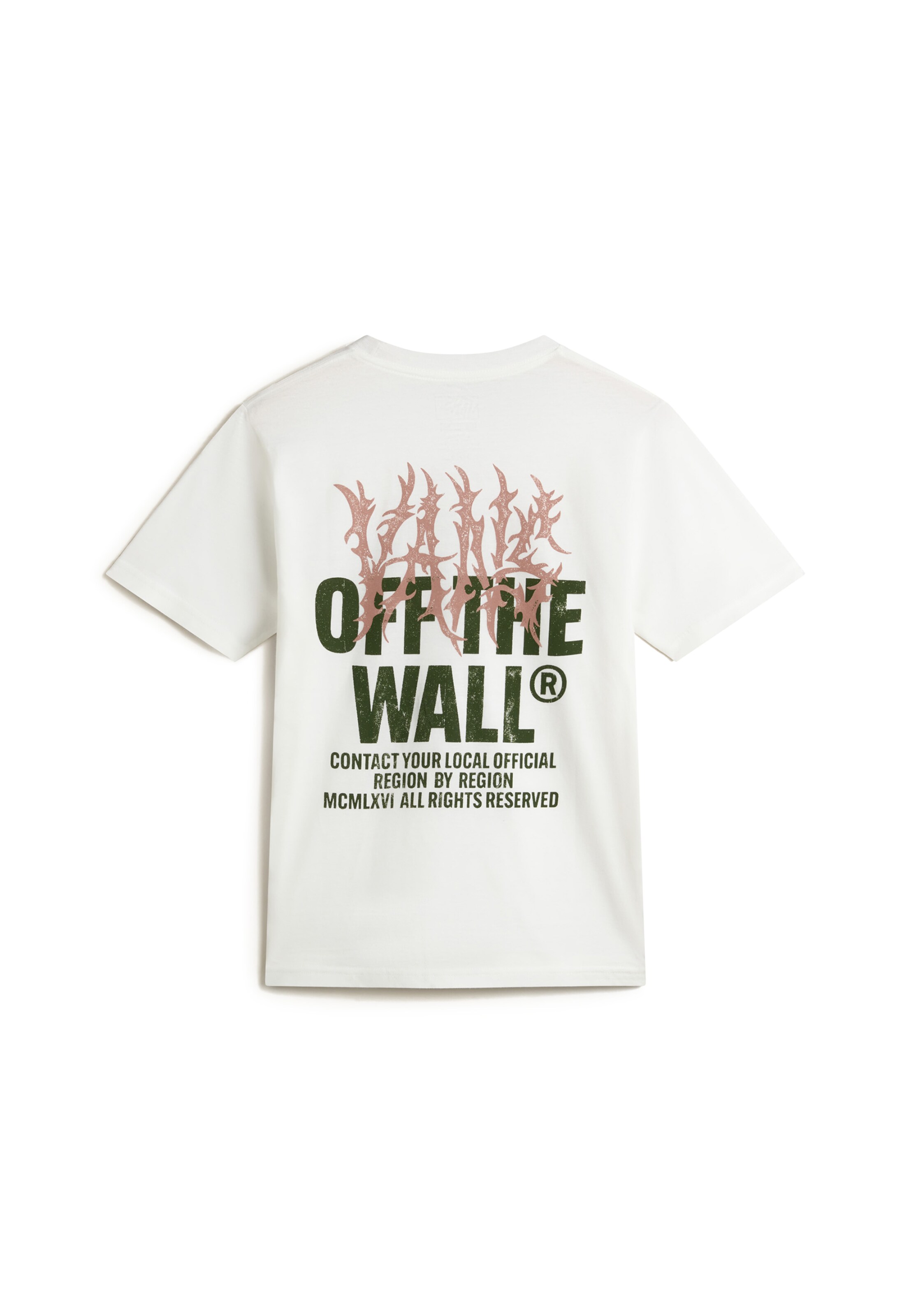 T-Shirt 'Metal Wall' VANS en blanc