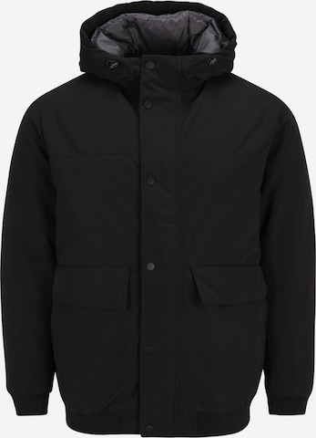 Jack & Jones PlusZimska jakna 'CHAMP' - crna boja: prednji dio
