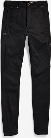 G-Star RAW Skinny Chinohose in Schwarz: predná strana