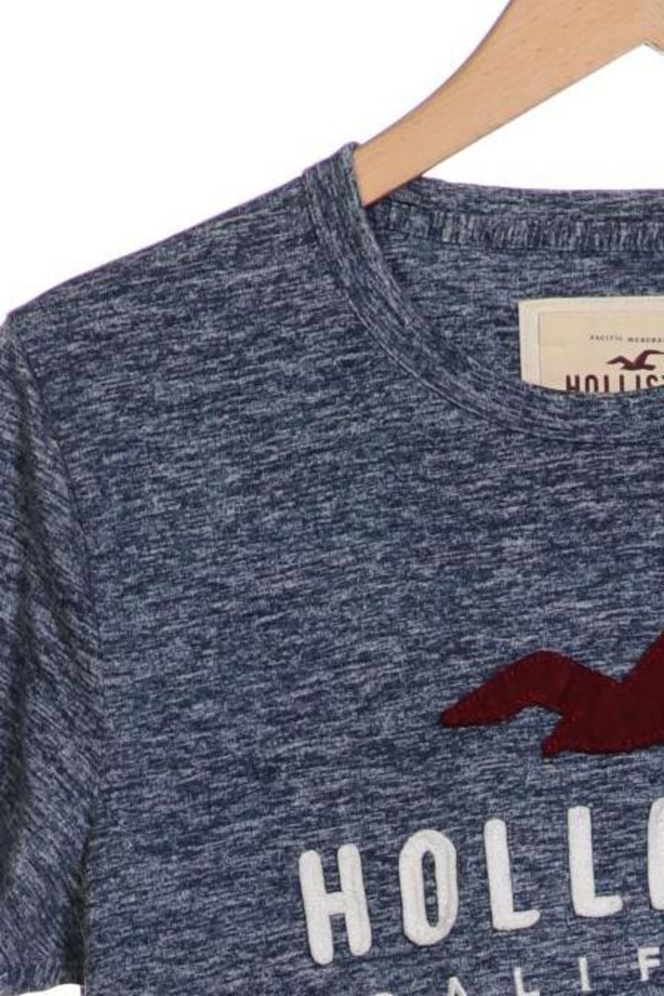 HOLLISTER Shirt in S in Blue