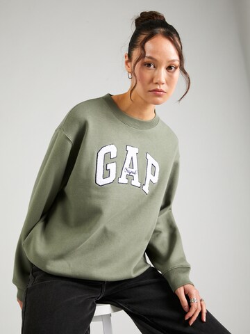 Sweat-shirt GAP en vert : devant