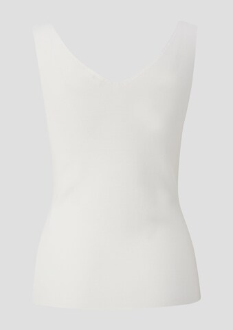 Top in maglia di s.Oliver BLACK LABEL in bianco: dietro
