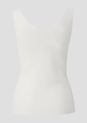 s.Oliver BLACK LABEL Knitted Top in White: back