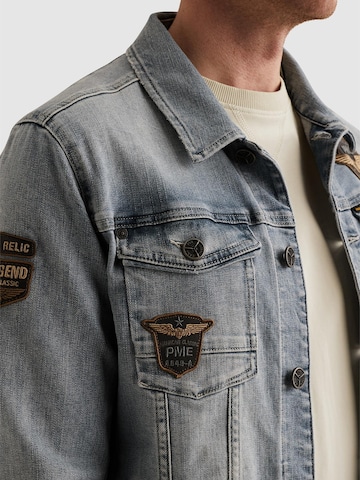 Veste mi-saison 'Denim jacket with badges' PME Legend en bleu