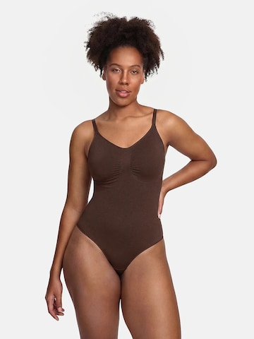 cfab - Body moldeador 'Bodysuit Sculpting Shapewear mit Slip' en marrón