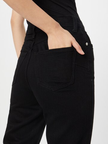 River Island Tapered Jeans in Schwarz