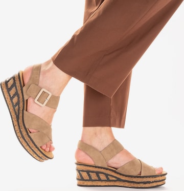 Rieker Sandals in Beige