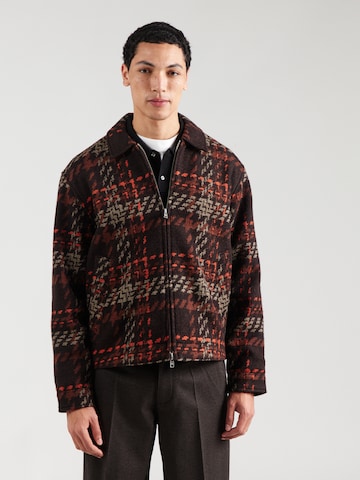 Abercrombie & Fitch Prehodna jakna | rjava barva: sprednja stran