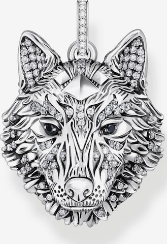 Thomas Sabo Anhänger 'Wolf' in Silber: predná strana