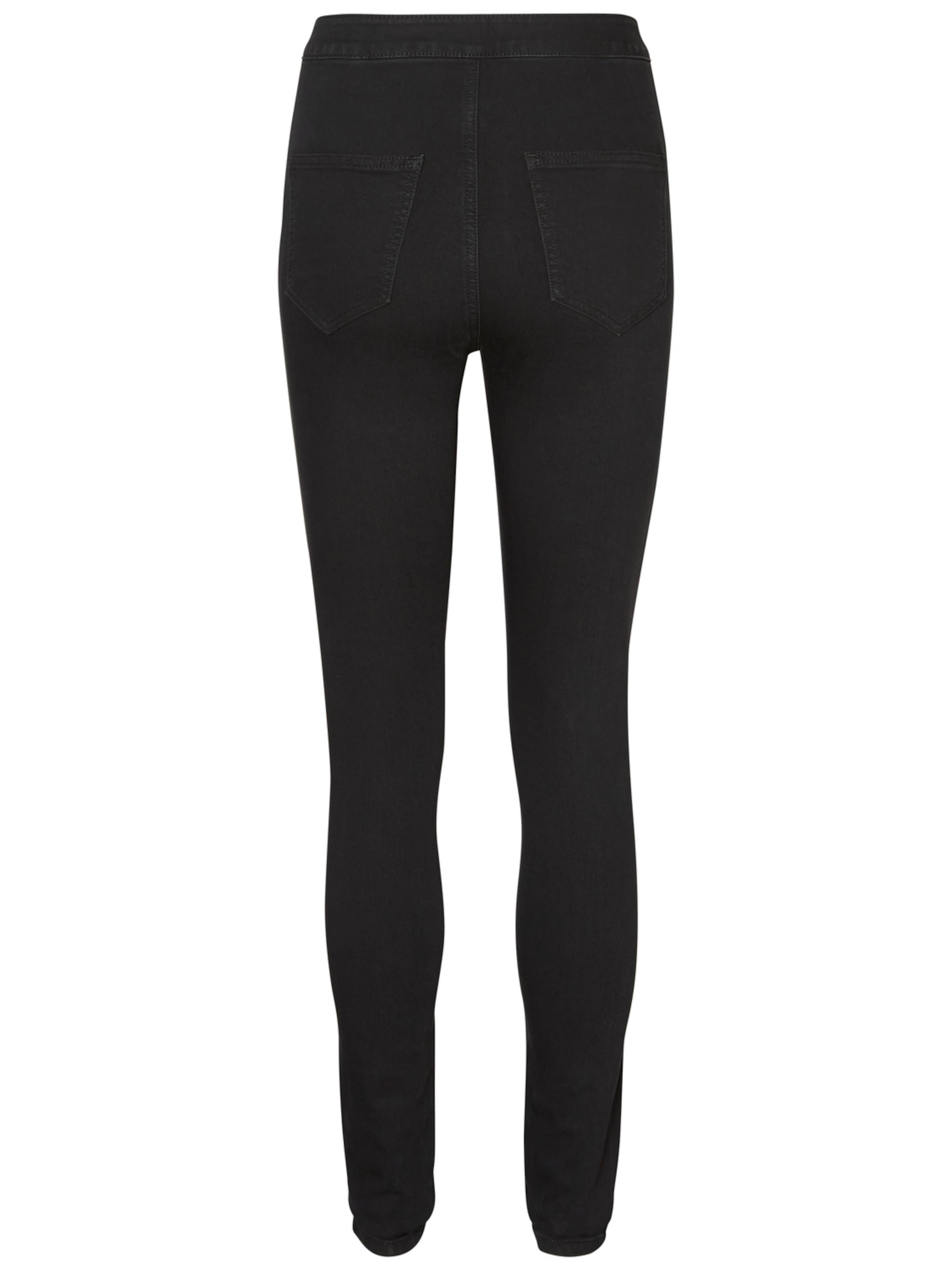 Noisy may Skinny Jeans 'NMElla' i sort