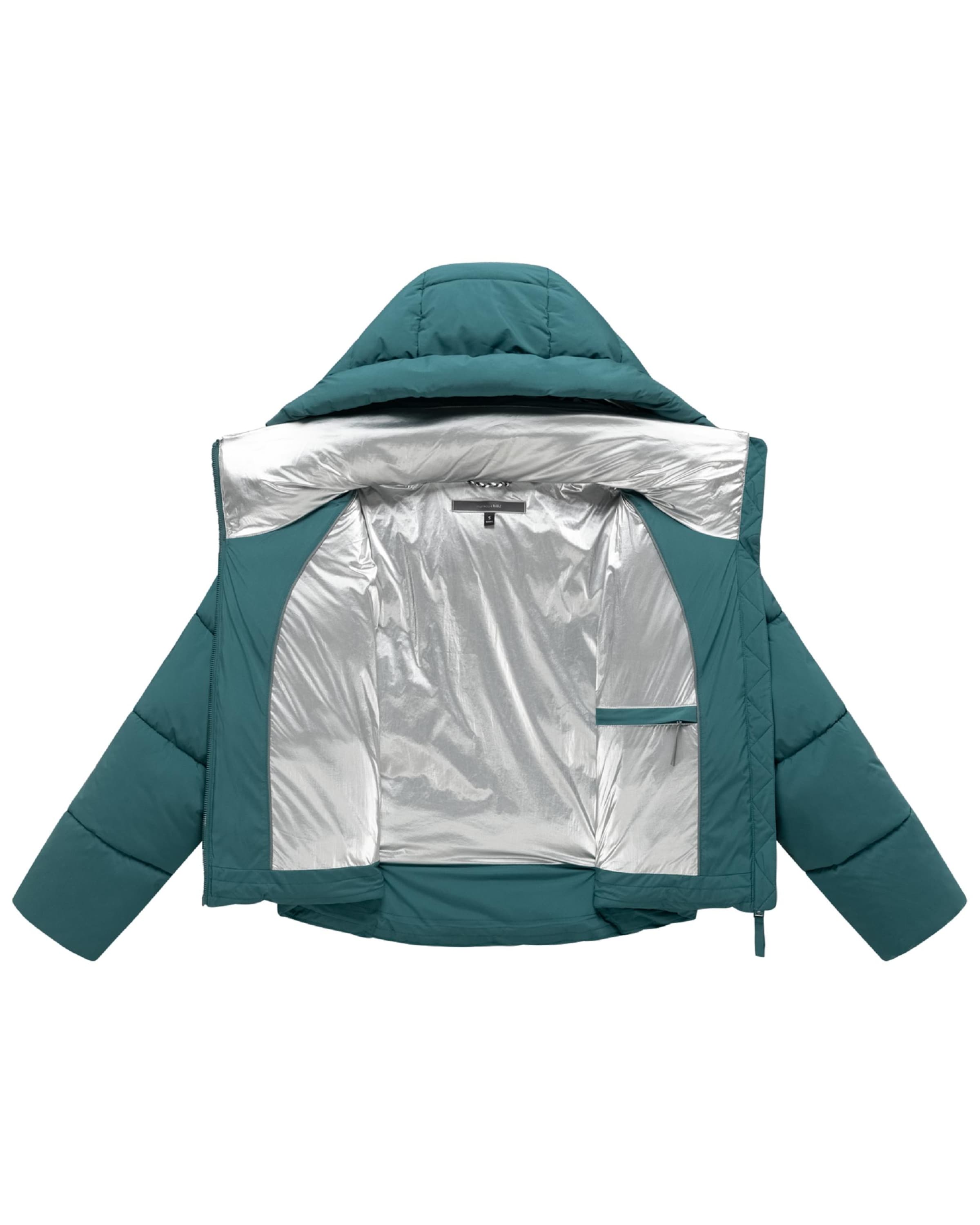 MARIKOO Winterjas 'Zilvaa 16' in Groen