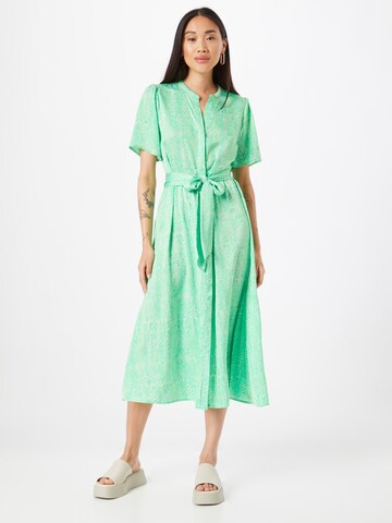 Neo Noir Shirt Dress 'Lane' in Green: front