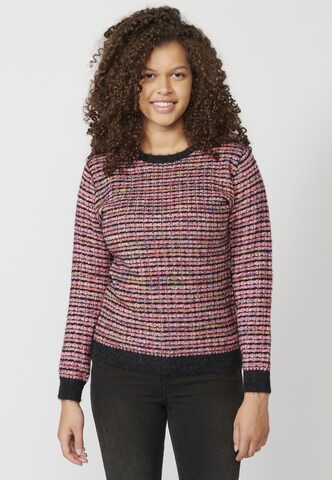 KOROSHI Pullover i blandingsfarvet: forside