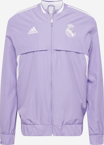 ADIDAS PERFORMANCE Training Jacket 'Real Madrid Anthem' in Purple: front