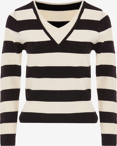 Megztinis iš bridgeport, spalva – smėlio spalva / juoda, Prekių apžvalga