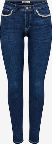 ONLY Skinny Jeansy 'ONLWAUW' w kolorze niebieski: przód