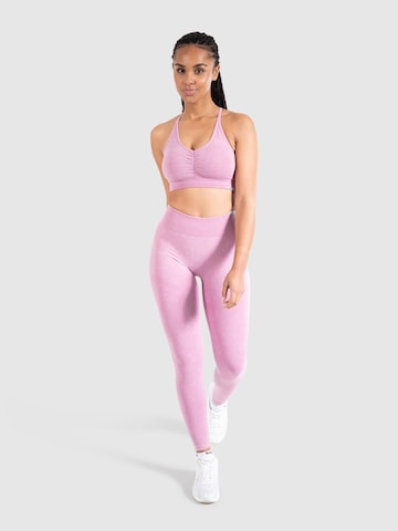Skinny Leggings ' Batik Scrunch ' Smilodox en rose