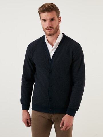 Buratti Gebreid vest in Blauw: voorkant