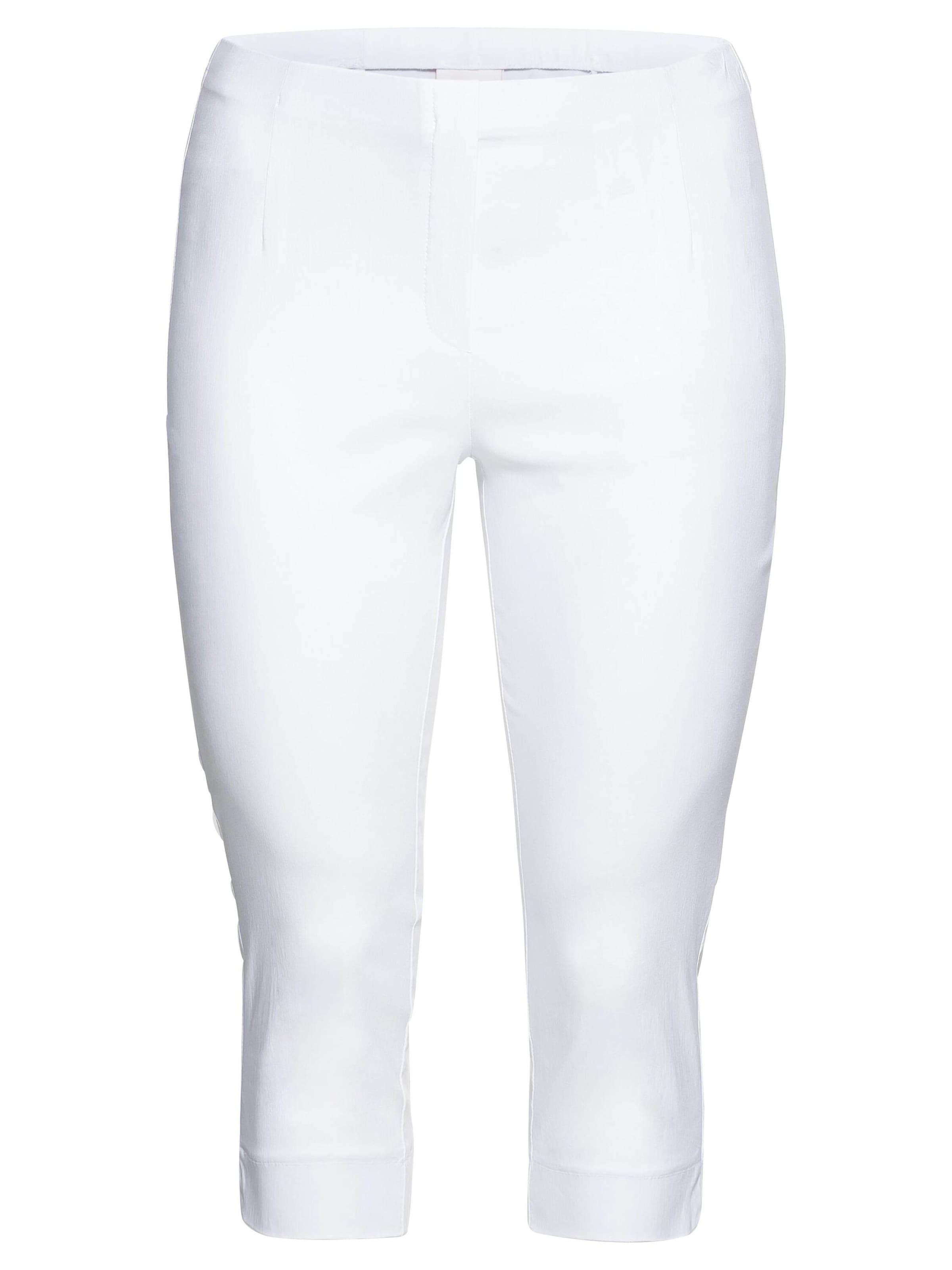 SHEEGO Slimfit Bukser i hvid: forside