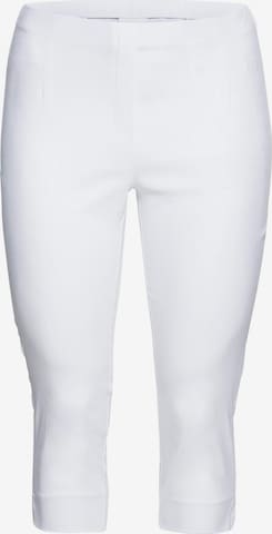 SHEEGO Slim fit Pants in White: front