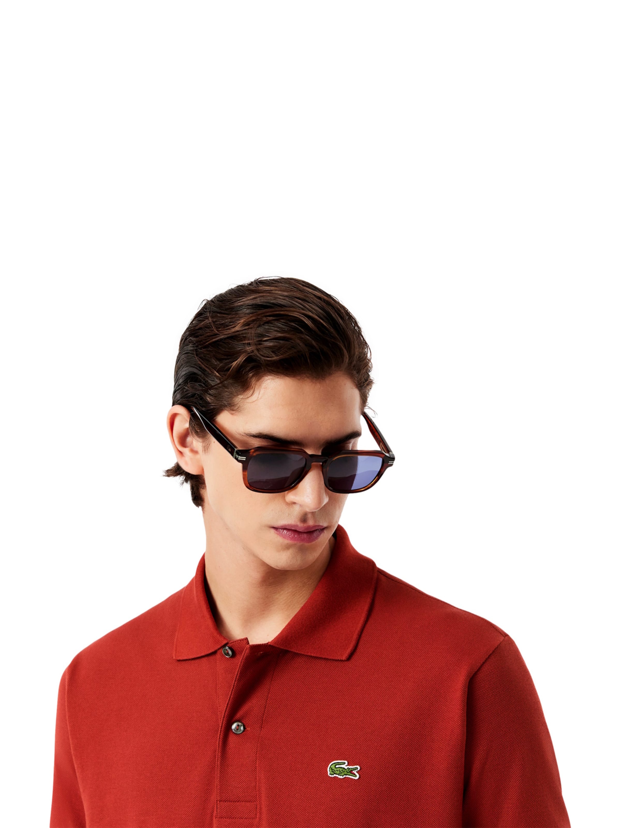LACOSTE Regular fit Shirt in Rood