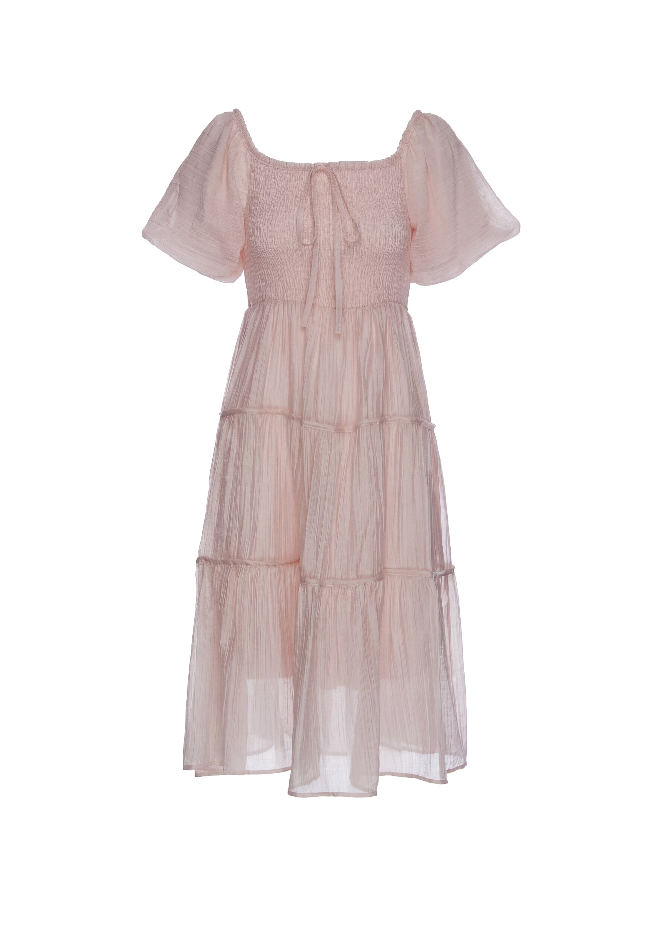 IZIA Jurk in Roze: voorkant