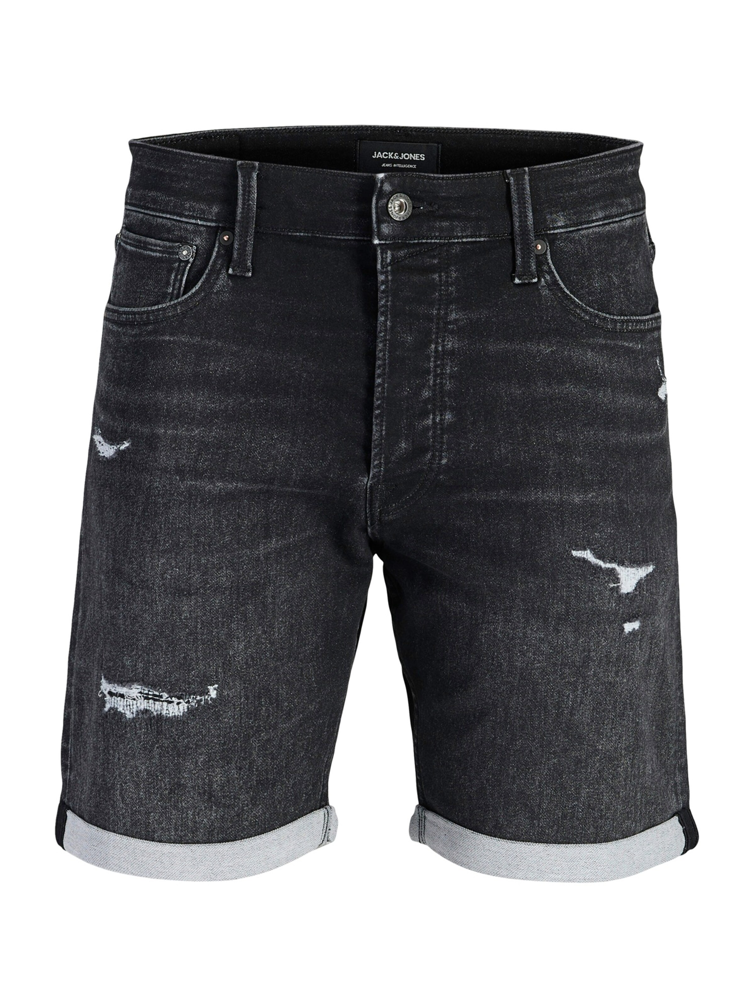 regular Jeans 'JJIRICK JJICON' di JACK & JONES in nero: frontale