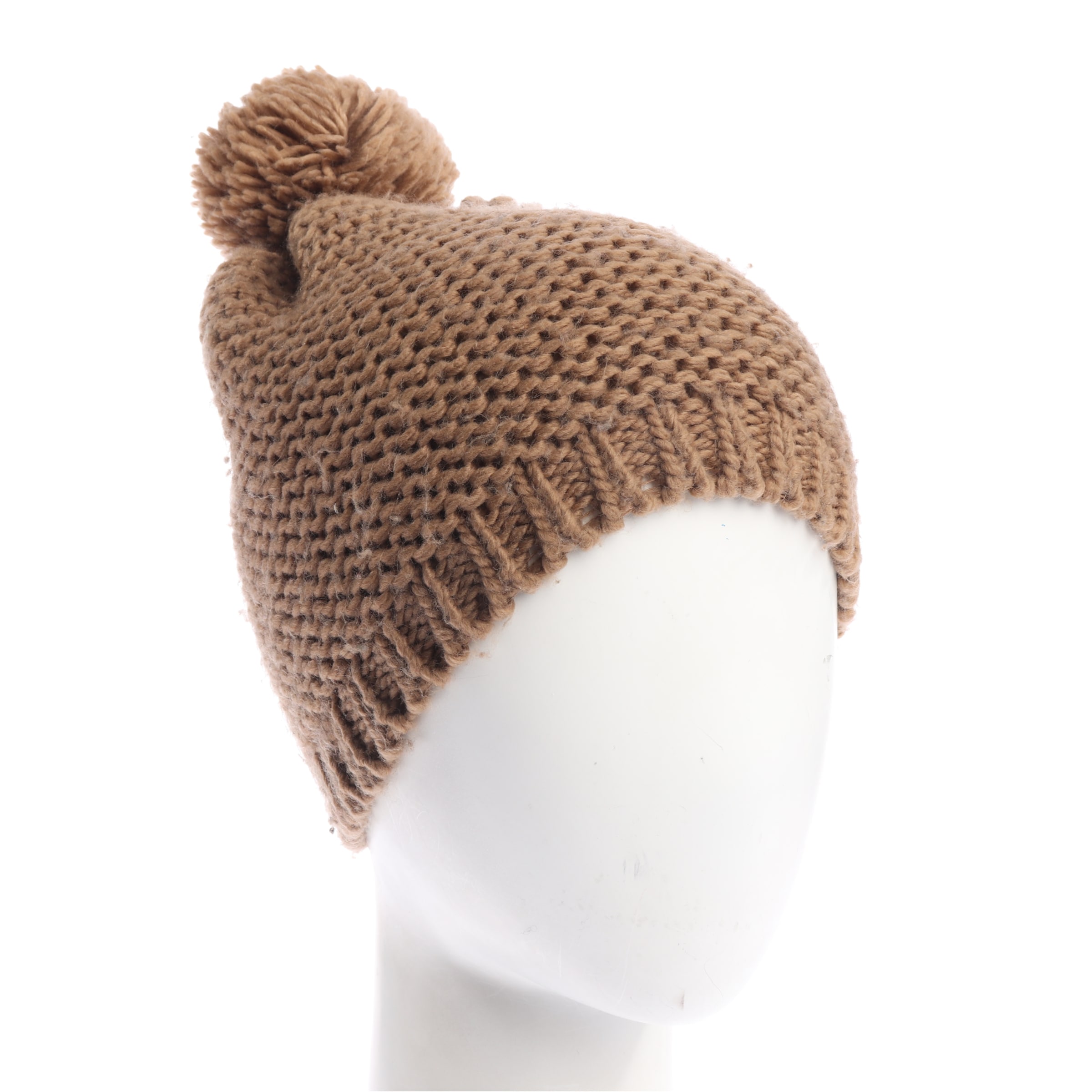 Twin Set Mütze XS-XL in Braun: Vorderseite