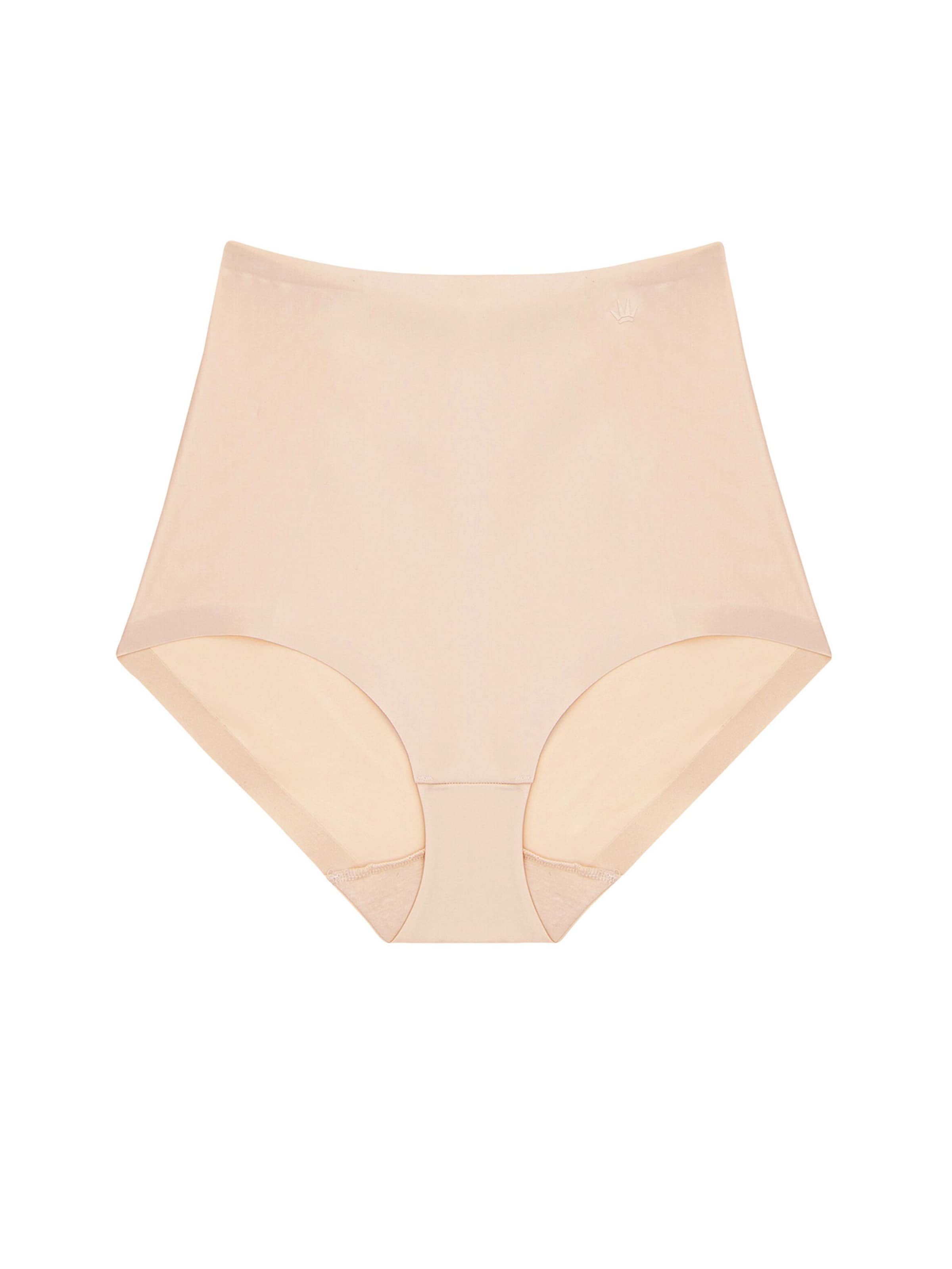 TRIUMPH - Cueca modeladora ' Medium Shaping Series Highwaist ' em bege: frente