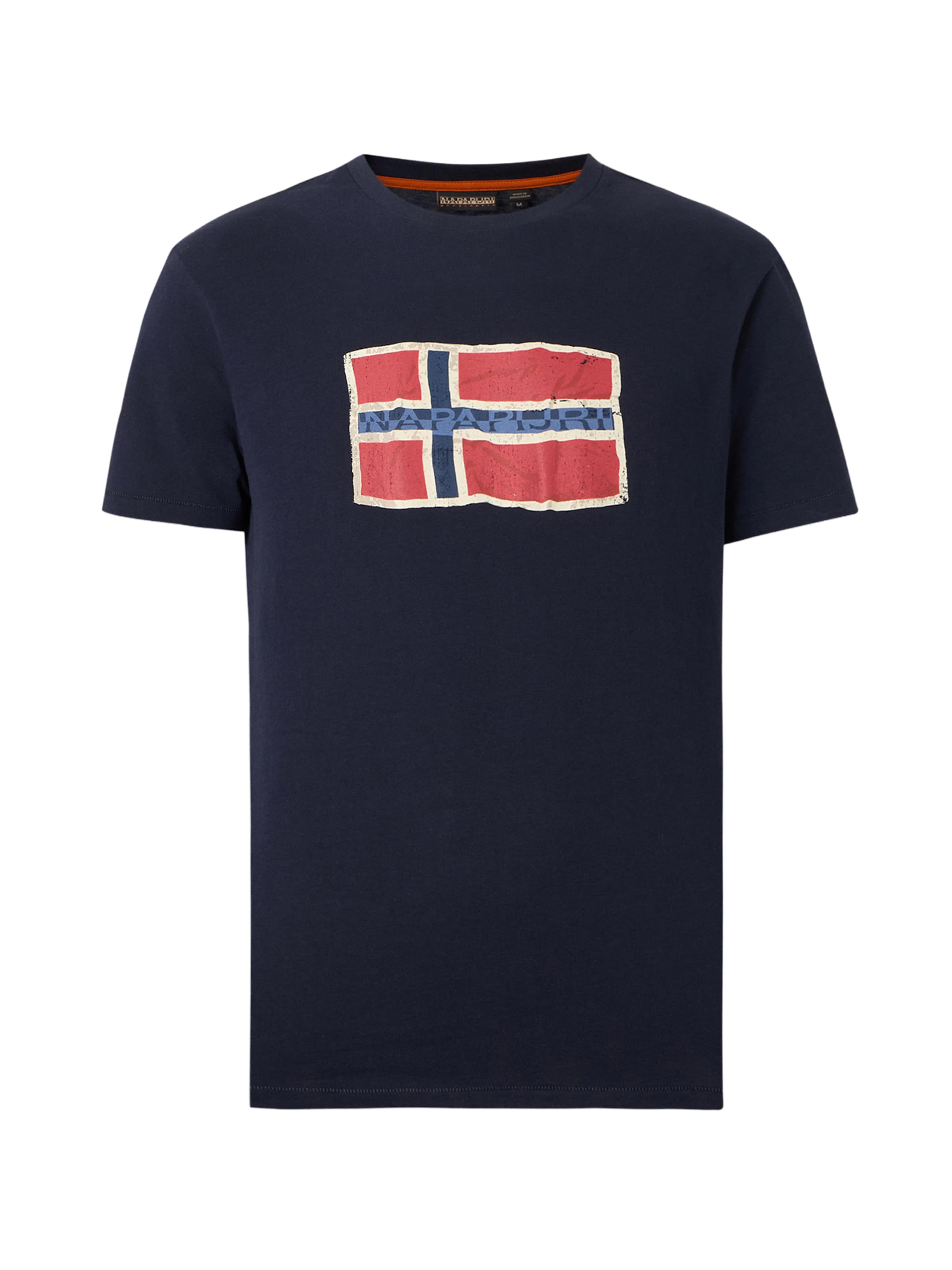 T-Shirt 'MAHSA' NAPAPIJRI en bleu : devant