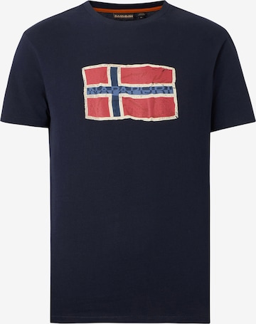 T-Shirt 'MAHSA' NAPAPIJRI en bleu : devant
