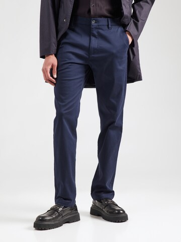 Calvin Kleinregular Chino hlače - plava boja: prednji dio