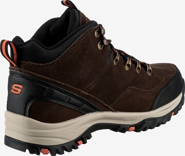 SKECHERS Lace-Up Boots 'Relment Pelmo' in Brown