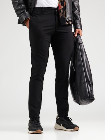 JACK & JONES - regular Pantalón chino 'JPSTMARCO' en negro: frente