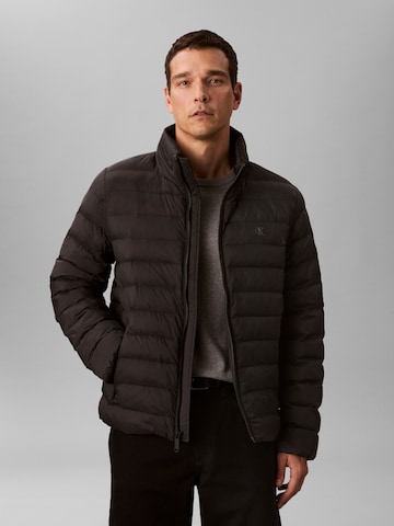 Giacca di mezza stagione di Calvin Klein Jeans in nero: frontale