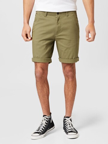 JACK & JONES Regular Chino trousers 'DAVE' in Green: front