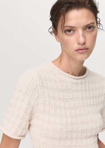 MANGO Sweater 'Doll' in Beige