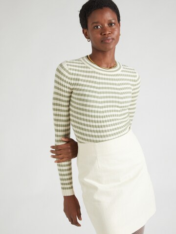 PIECES Sweater 'CRISTA' in Green