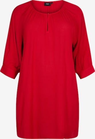 Zizzi Tuniek 'EROSE' in Rood: voorkant