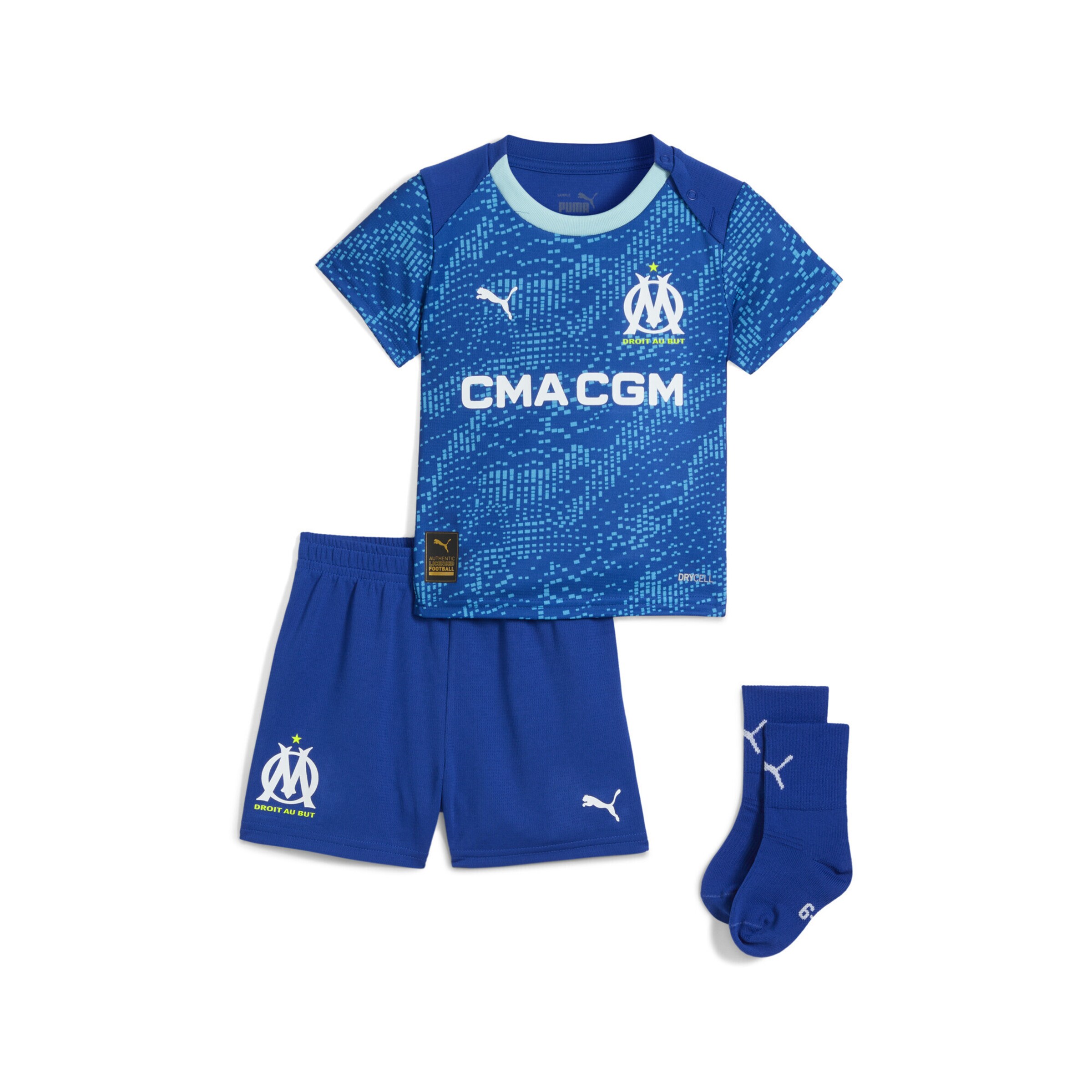 PUMA Trainingsanzug 'Olympique De Marseille 25/26' in Blau: Vorderseite
