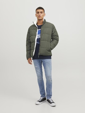 JACK & JONES Winter Jacket in Green