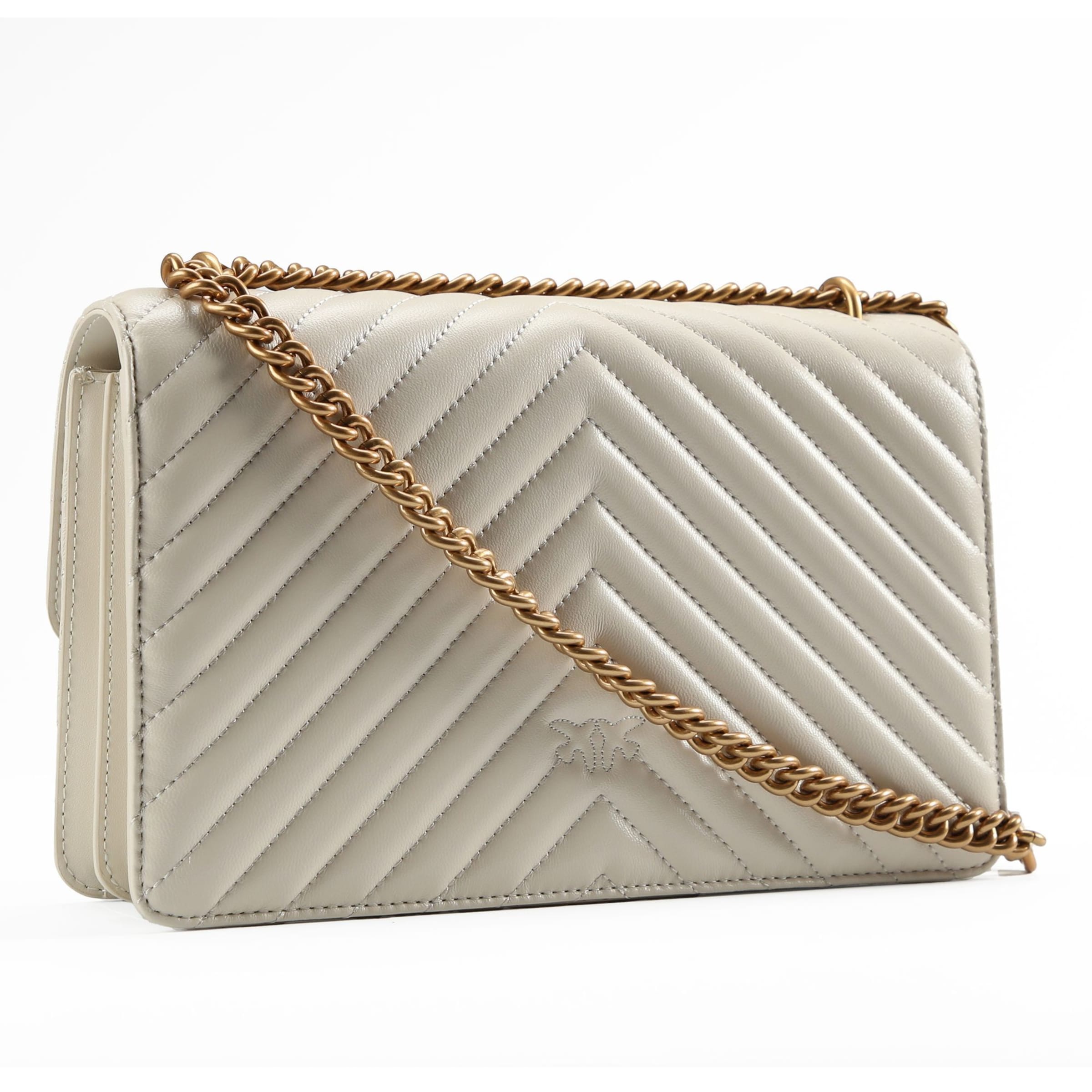 Sac à bandoulière 'Love One' PINKO en blanc