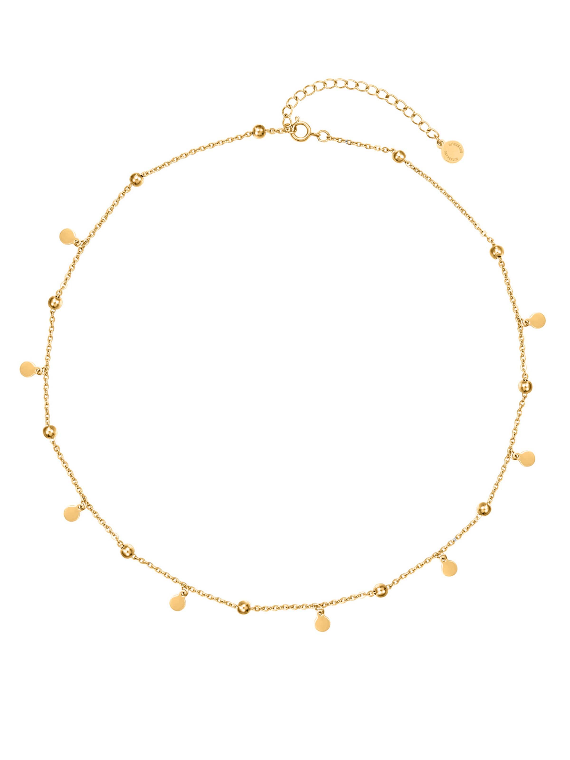day berlin Ketting 'Sun' in Goud: voorkant